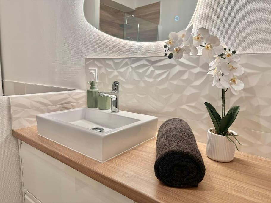 L'Orchidee - Netflix - Wi-Fi - Proche Centre Apartamento Troyes Exterior foto